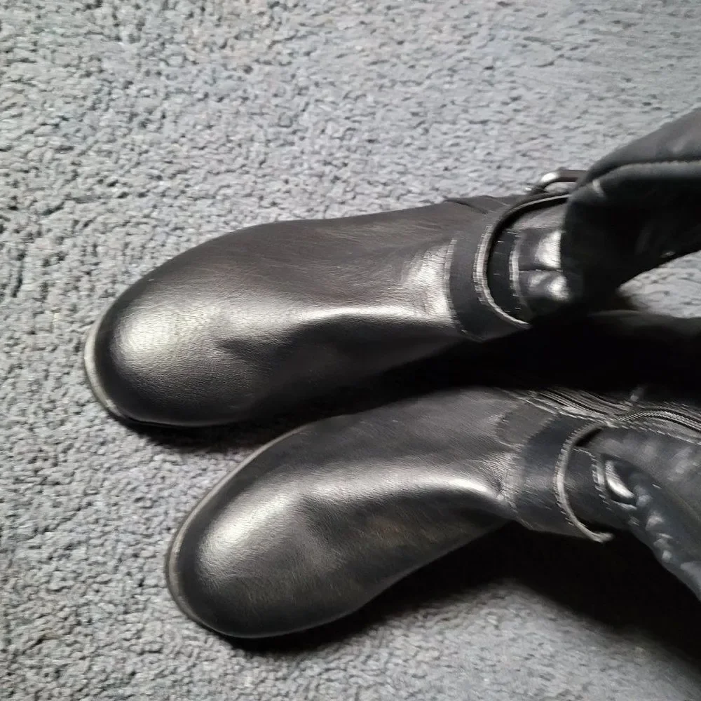 Croft & Barrow Womens Annie Riding Boots Size 8 W